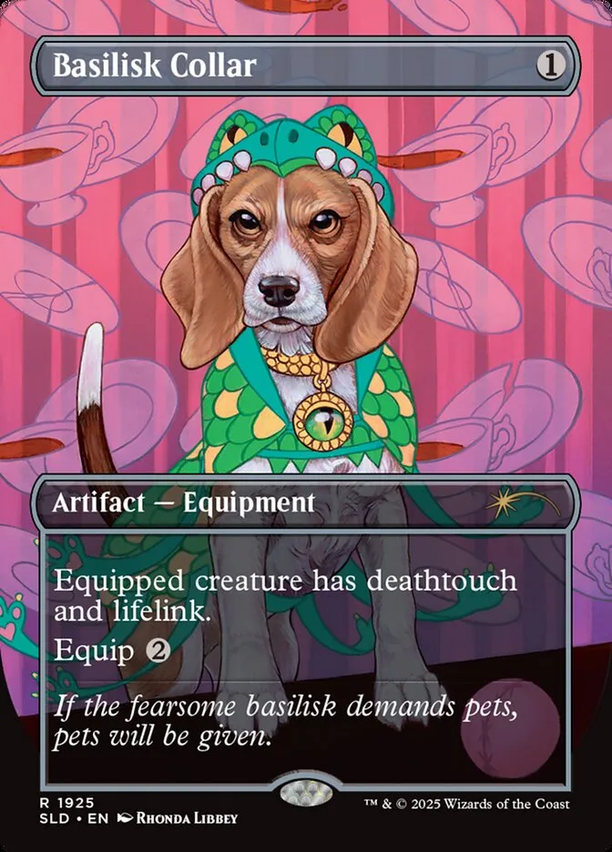 2019 Secret Lair Drop Basilisk Collar #1925 rare card image