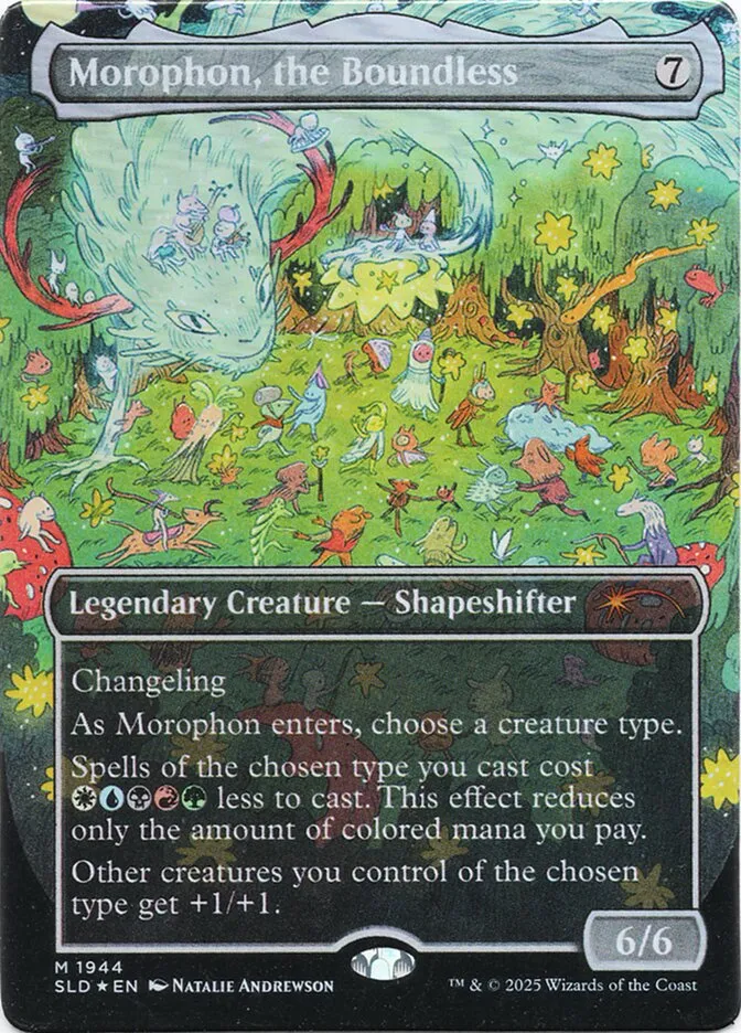 2019 Secret Lair Drop Morophon, the Boundless #1944 mythic card image