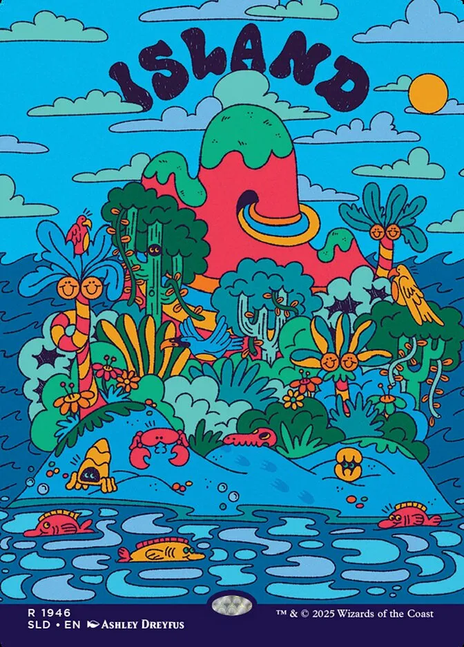 2019 Secret Lair Drop Island #1946 rare card image