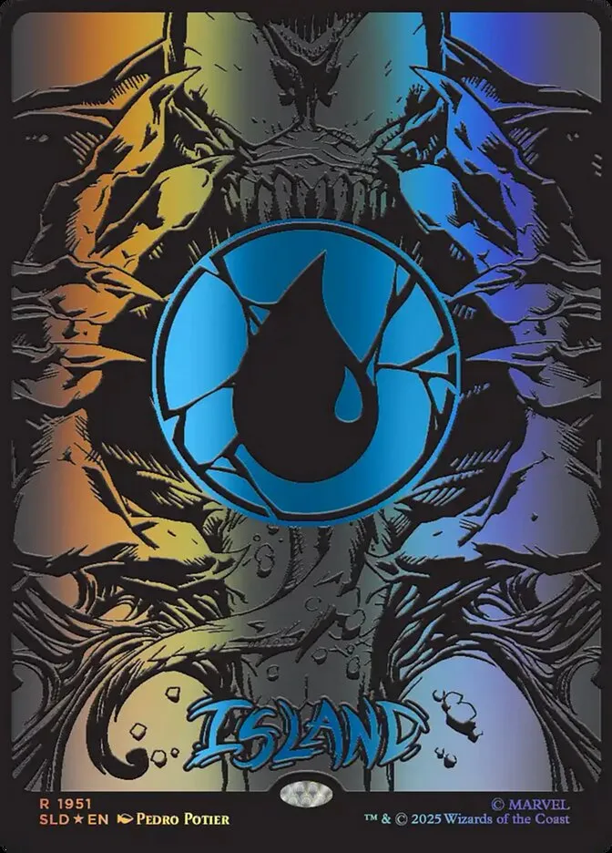 2019 Secret Lair Drop Island #1951 rare card image