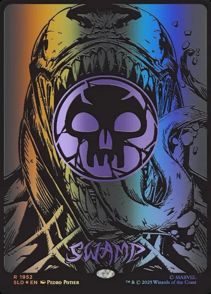 2019 Secret Lair Drop Swamp #1952 rare card image