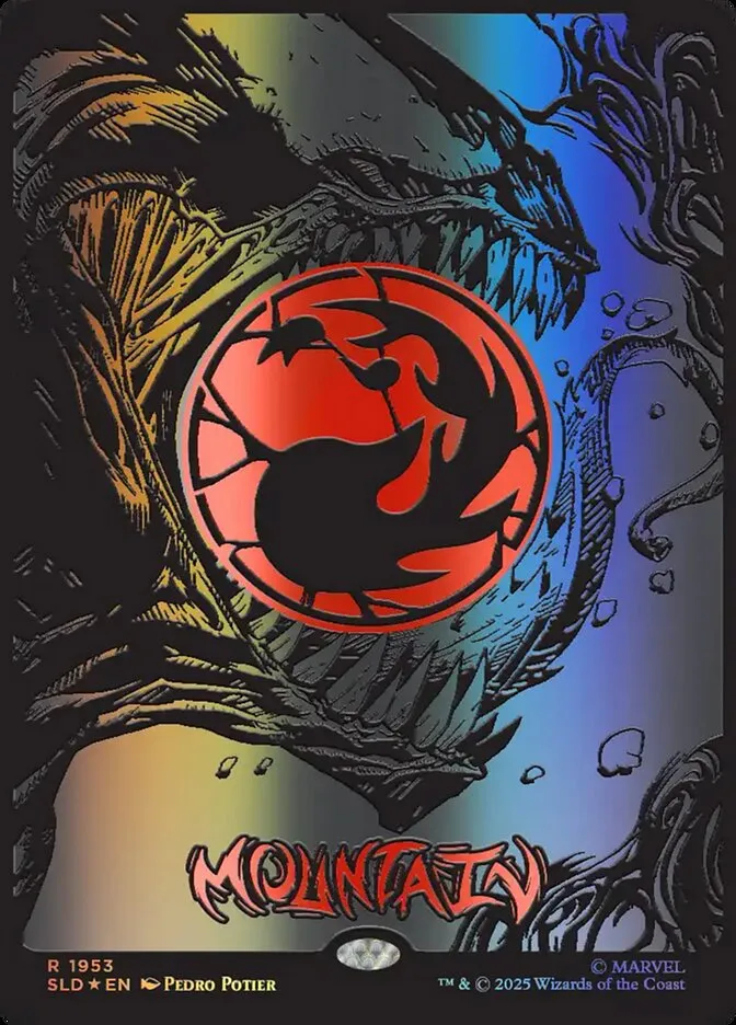 2019 Secret Lair Drop Mountain #1953 rare card image