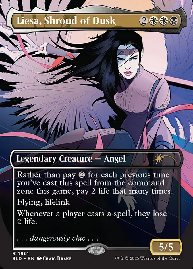2019 Secret Lair Drop Liesa, Shroud of Dusk #1961 rare card image