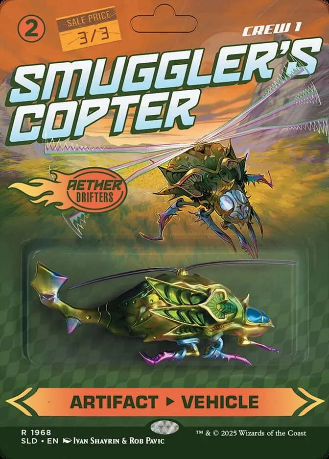 2019 Secret Lair Drop Smuggler's Copter // Smuggler's Copter #1968 rare card image