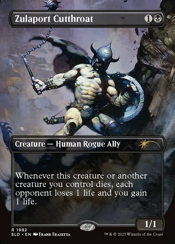 2019 Secret Lair Drop Zulaport Cutthroat #1982 rare card image