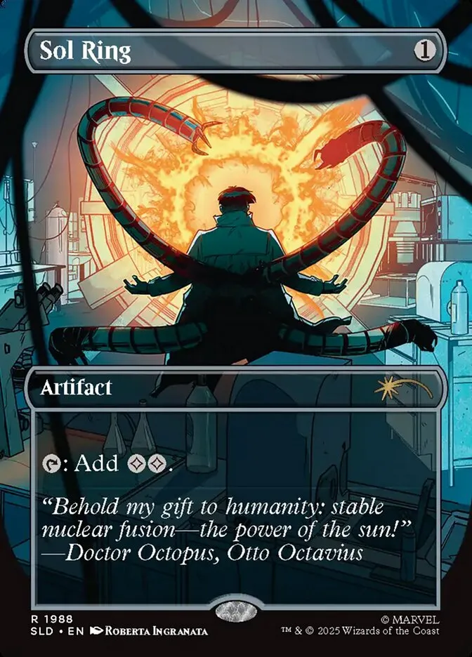 2019 Secret Lair Drop Sol Ring #1988 rare card image