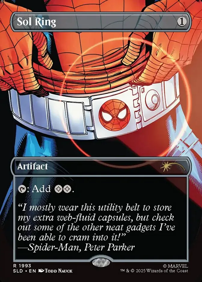 2019 Secret Lair Drop Sol Ring #1993 rare card image
