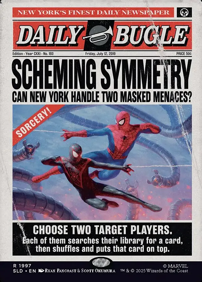 2019 Secret Lair Drop Scheming Symmetry #1997 rare card image