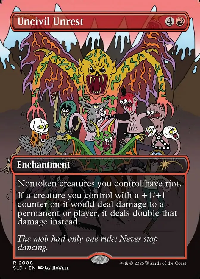 2019 Secret Lair Drop Uncivil Unrest #2008 rare card image