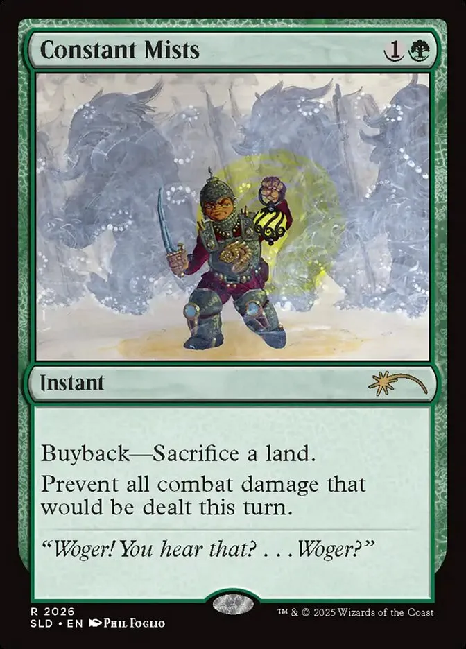2019 Secret Lair Drop Constant Mists #2026 rare card image