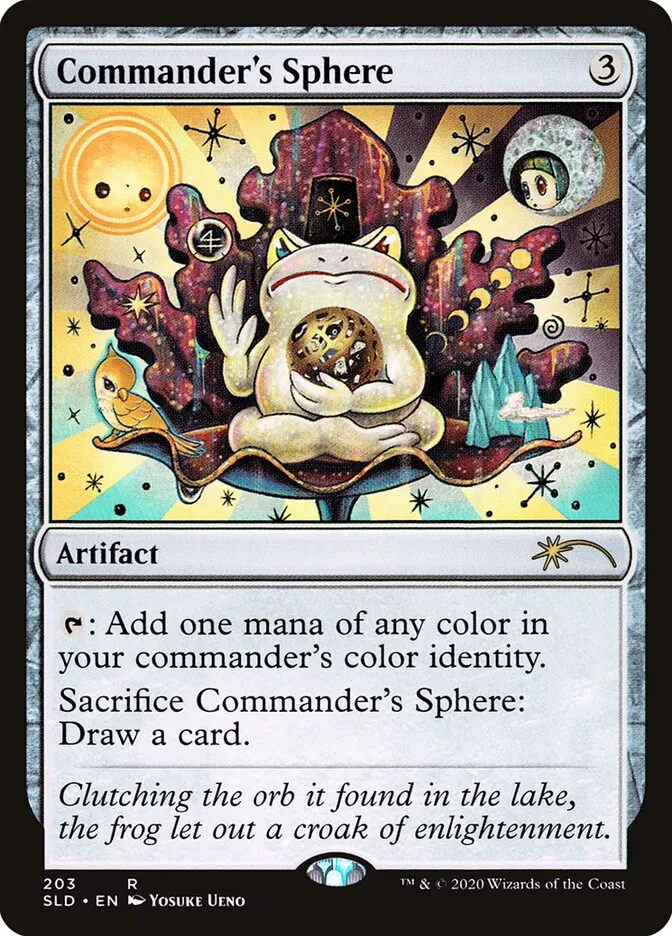 2019 Secret Lair Drop Commander's Sphere rare #203 rare card image