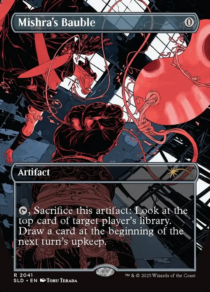 2019 Secret Lair Drop Mishra's Bauble #2041 rare card image