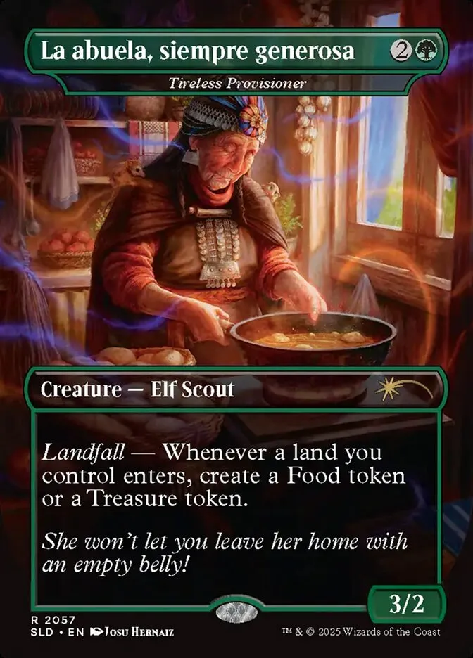 2019 Secret Lair Drop Tireless Provisioner #2057 rare card image