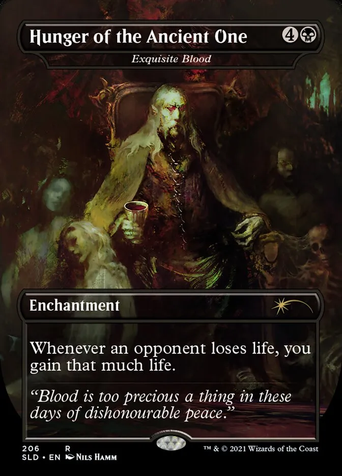 2019 Secret Lair Drop Exquisite Blood #206 rare card image