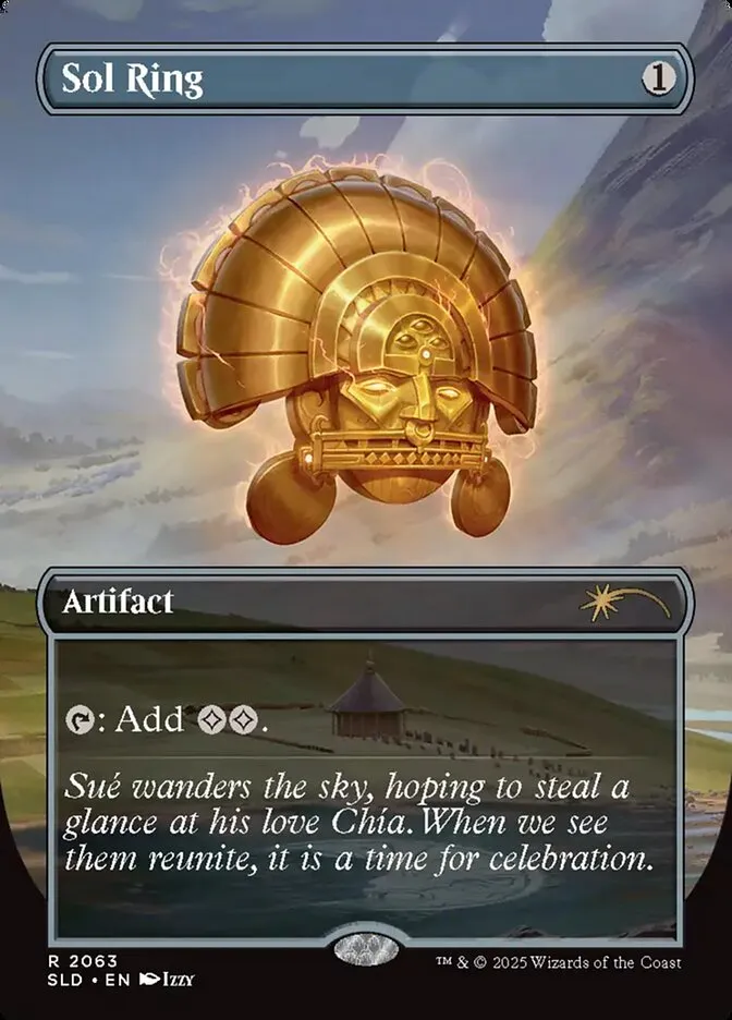 2019 Secret Lair Drop Sol Ring #2063 rare card image