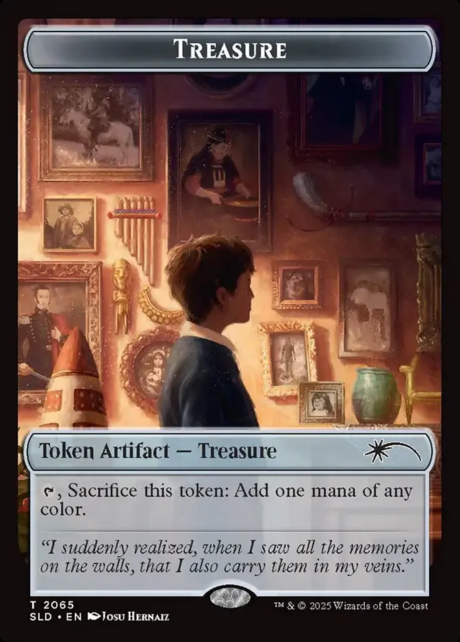 2019 Secret Lair Drop Treasure #2065 common card image