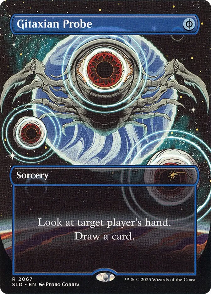 2019 Secret Lair Drop Gitaxian Probe #2067 rare card image