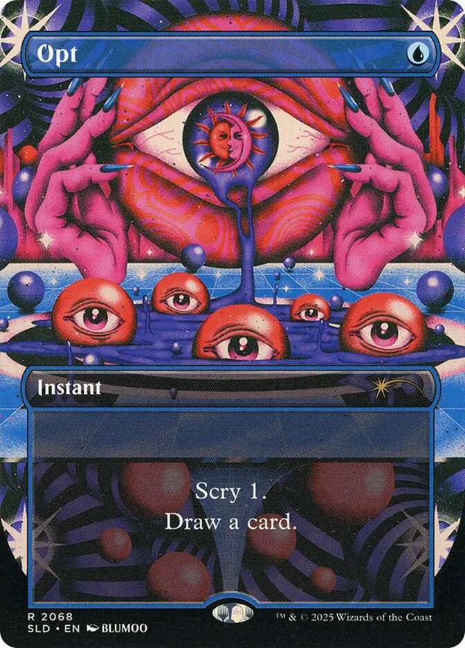 2019 Secret Lair Drop Opt #2068 rare card image