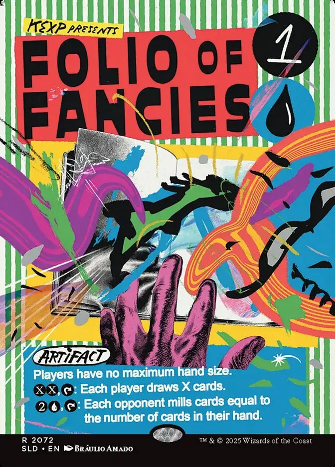 2019 Secret Lair Drop Folio of Fancies #2072 rare card image