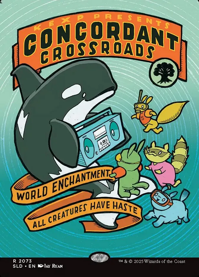2019 Secret Lair Drop Concordant Crossroads #2073 rare card image