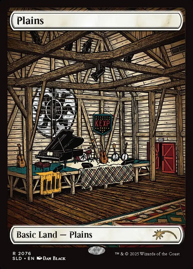2019 Secret Lair Drop Plains #2076 rare card image