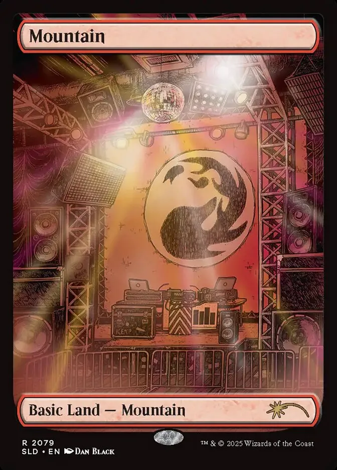 2019 Secret Lair Drop Mountain #2079 rare card image