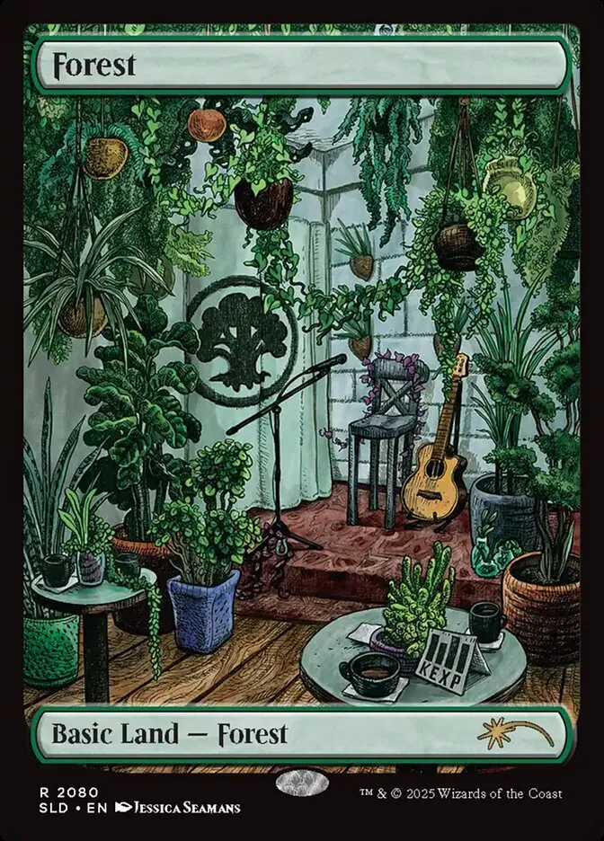 2019 Secret Lair Drop Forest #2080 rare card image