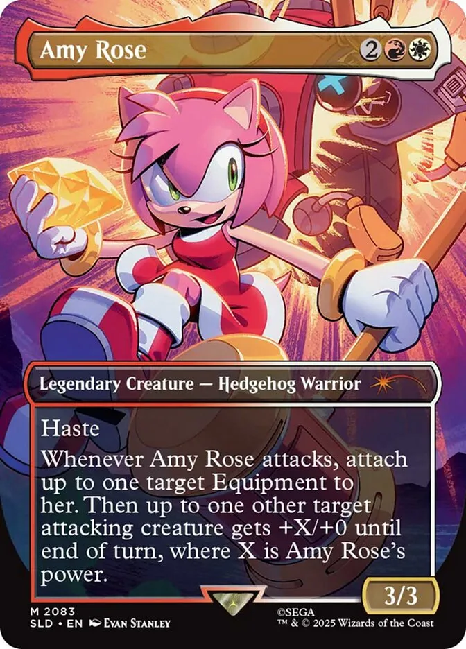 2019 Secret Lair Drop Amy Rose #2083 mythic card image