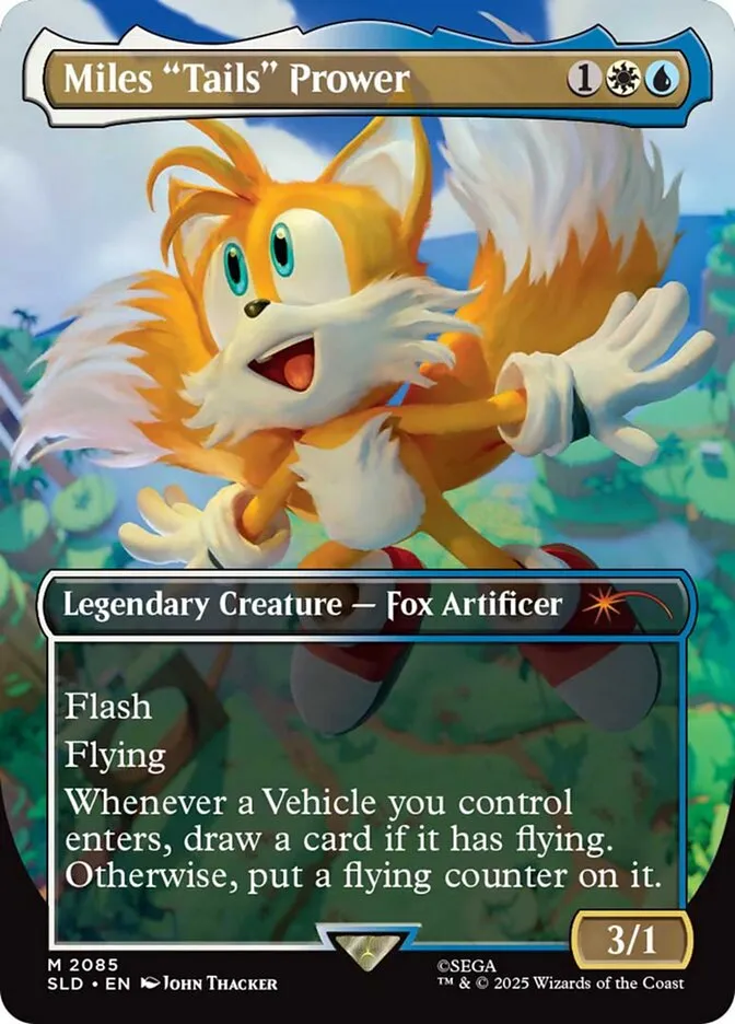 2019 Secret Lair Drop Miles "Tails" Prower #2085 mythic card image