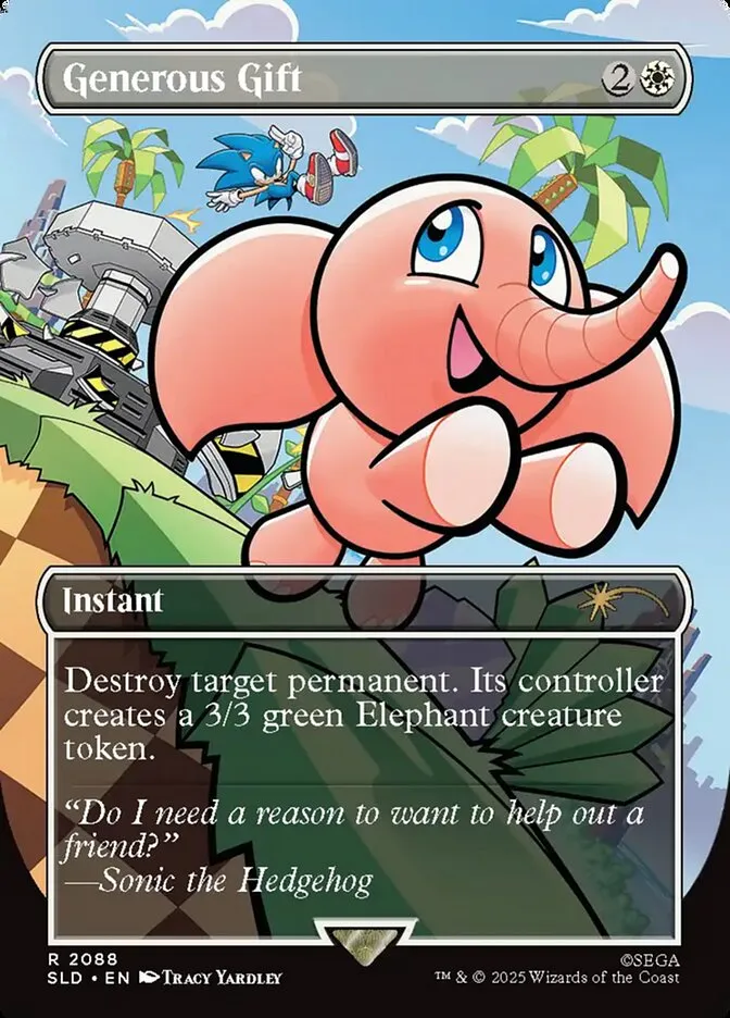 2019 Secret Lair Drop Generous Gift #2088 rare card image