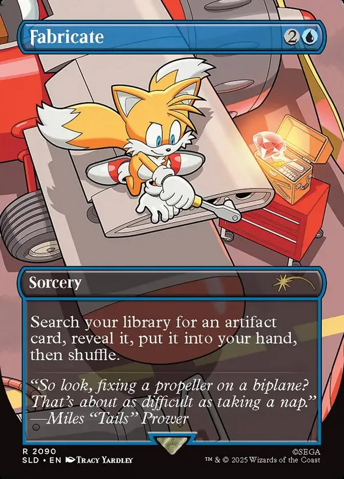 2019 Secret Lair Drop Fabricate #2090 rare card image