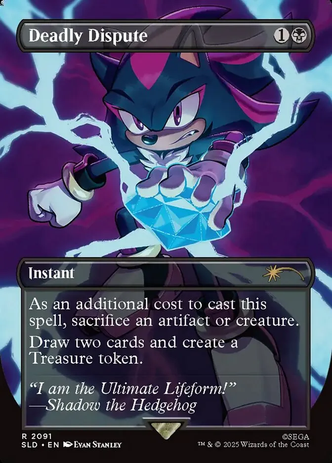 2019 Secret Lair Drop Deadly Dispute #2091 rare card image