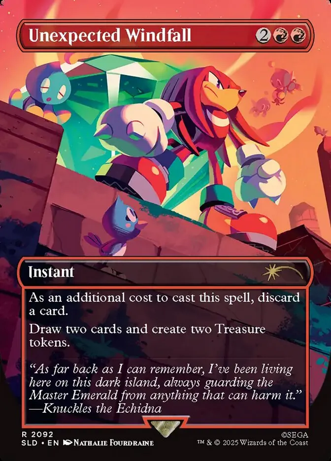 2019 Secret Lair Drop Unexpected Windfall #2092 rare card image