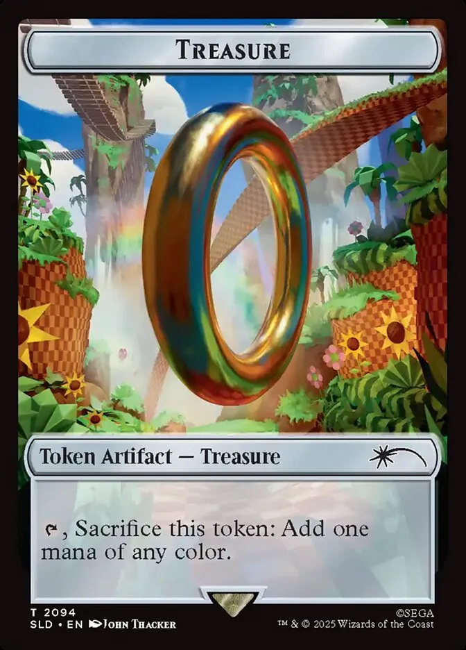 2019 Secret Lair Drop Treasure #2094 common card image
