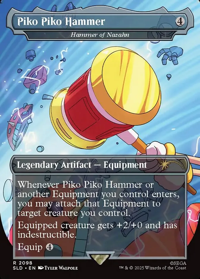 2019 Secret Lair Drop Hammer of Nazahn #2098 rare card image