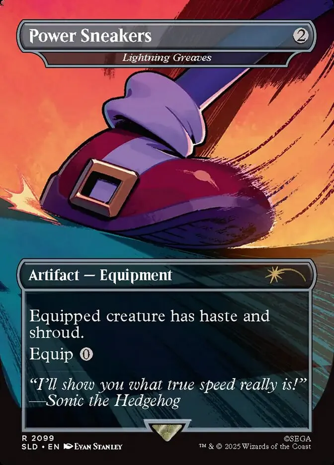 2019 Secret Lair Drop Lightning Greaves #2099 rare card image