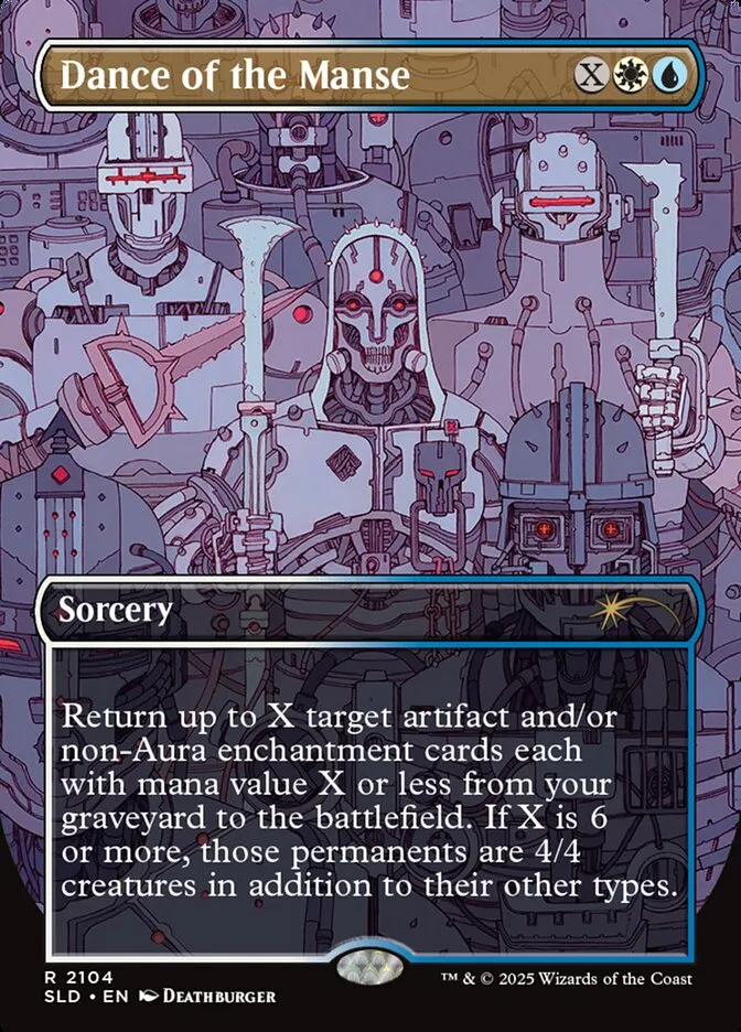 2019 Secret Lair Drop Dance of the Manse #2104 rare card image