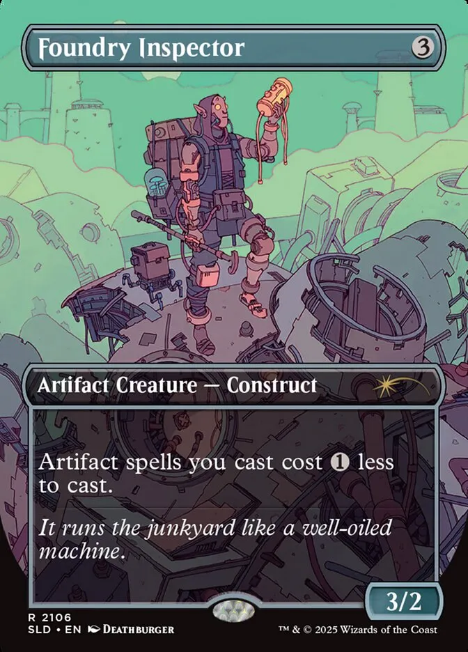 2019 Secret Lair Drop Foundry Inspector #2106 rare card image