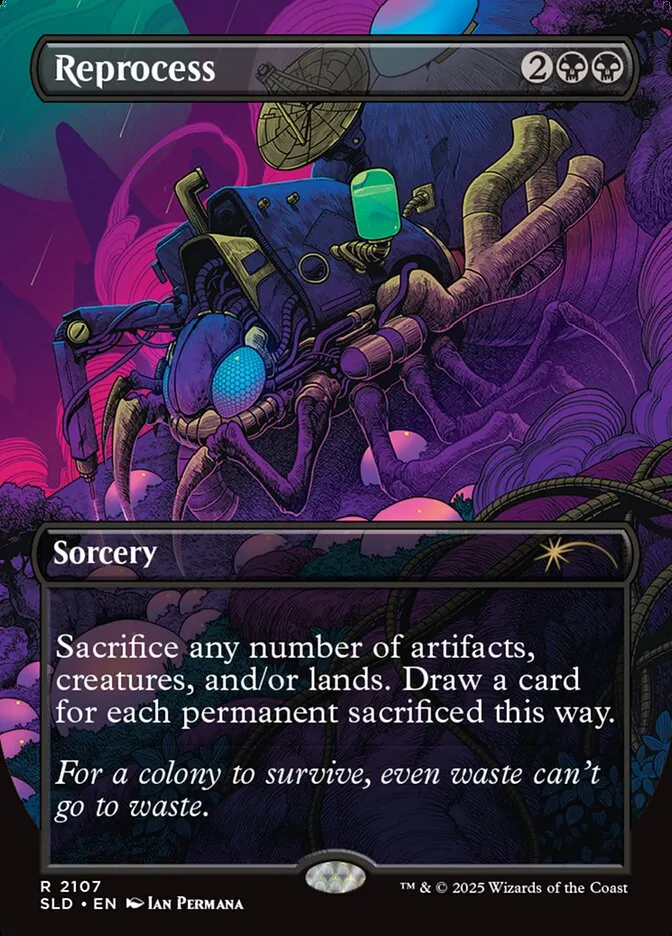 2019 Secret Lair Drop Reprocess #2107 rare card image