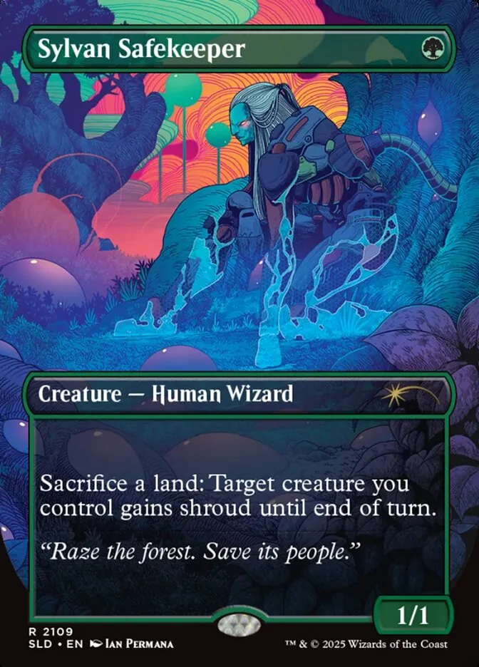 2019 Secret Lair Drop Sylvan Safekeeper #2109 rare card image