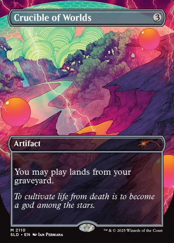 2019 Secret Lair Drop Crucible of Worlds #2110 mythic card image