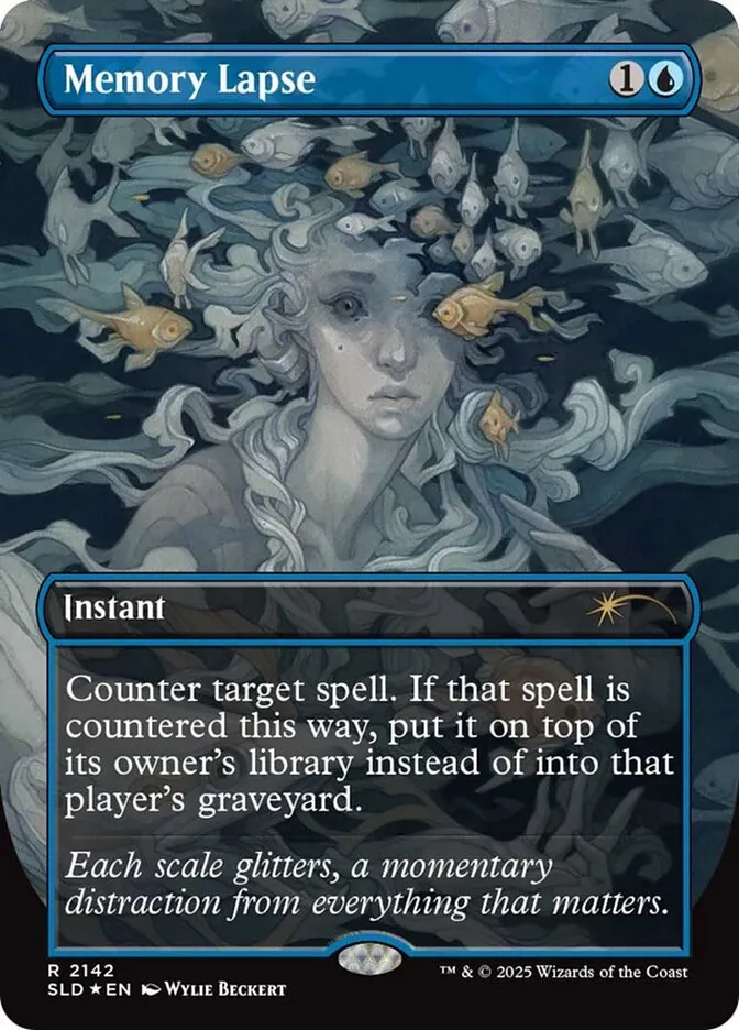 2019 Secret Lair Drop Memory Lapse #2142 rare card image