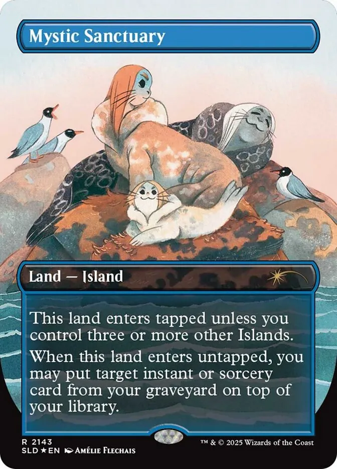 2019 Secret Lair Drop Mystic Sanctuary #2143 rare card image