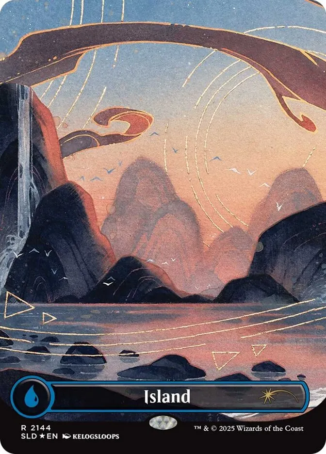 2019 Secret Lair Drop Island #2144 rare card image