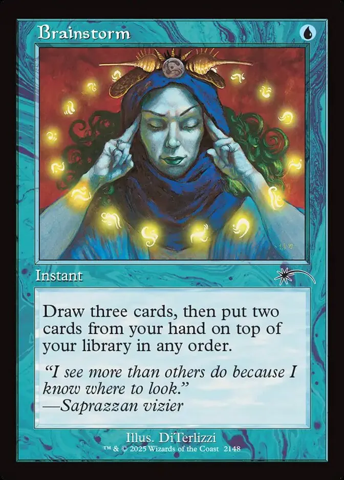 2019 Secret Lair Drop Brainstorm #2148 common card image