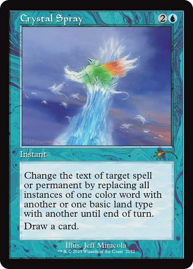 2019 Secret Lair Drop Crystal Spray #2152 rare card image