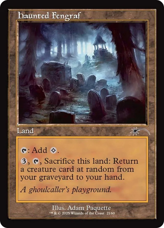 2019 Secret Lair Drop Haunted Fengraf #2160 common card image