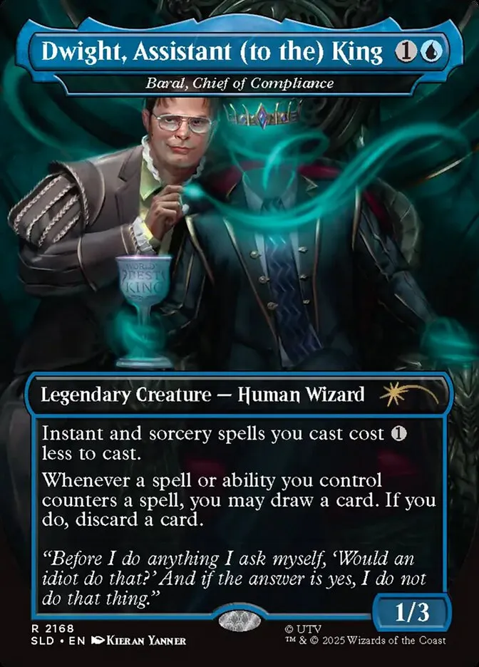 2019 Secret Lair Drop Baral, Chief of Compliance #2168 rare card image