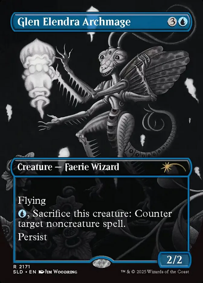 2019 Secret Lair Drop Glen Elendra Archmage #2171 rare card image