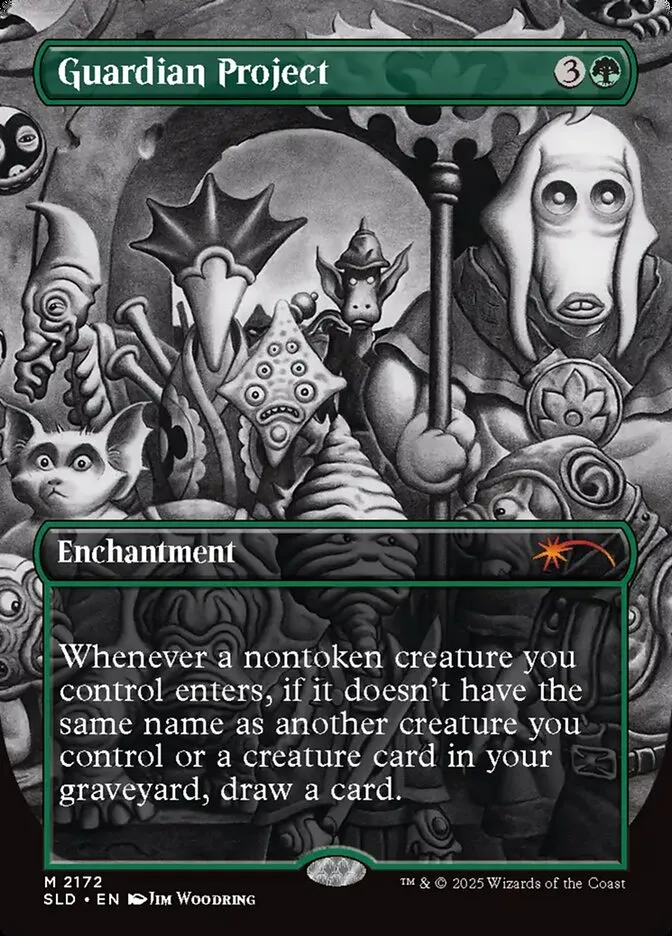 2019 Secret Lair Drop Guardian Project #2172 mythic card image